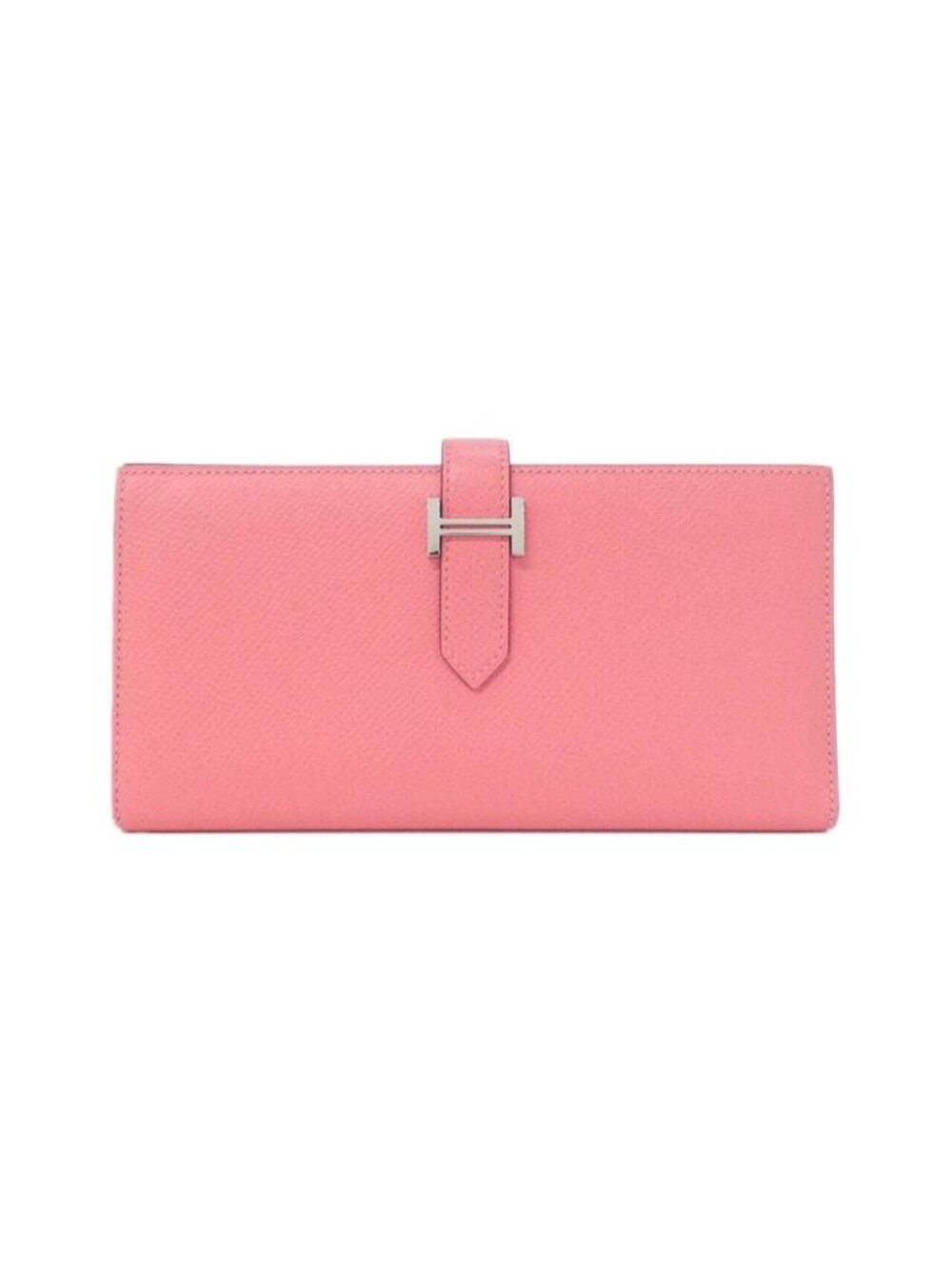 Hermes Bearn Souffle Wallet Rose Azalee